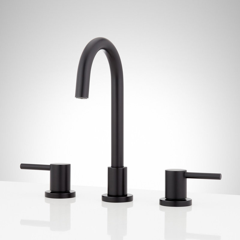 Robinet de salle de bain Lexia, Noir mat