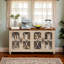 Armoire 4 portes avec portes en verre trempé-1063648548