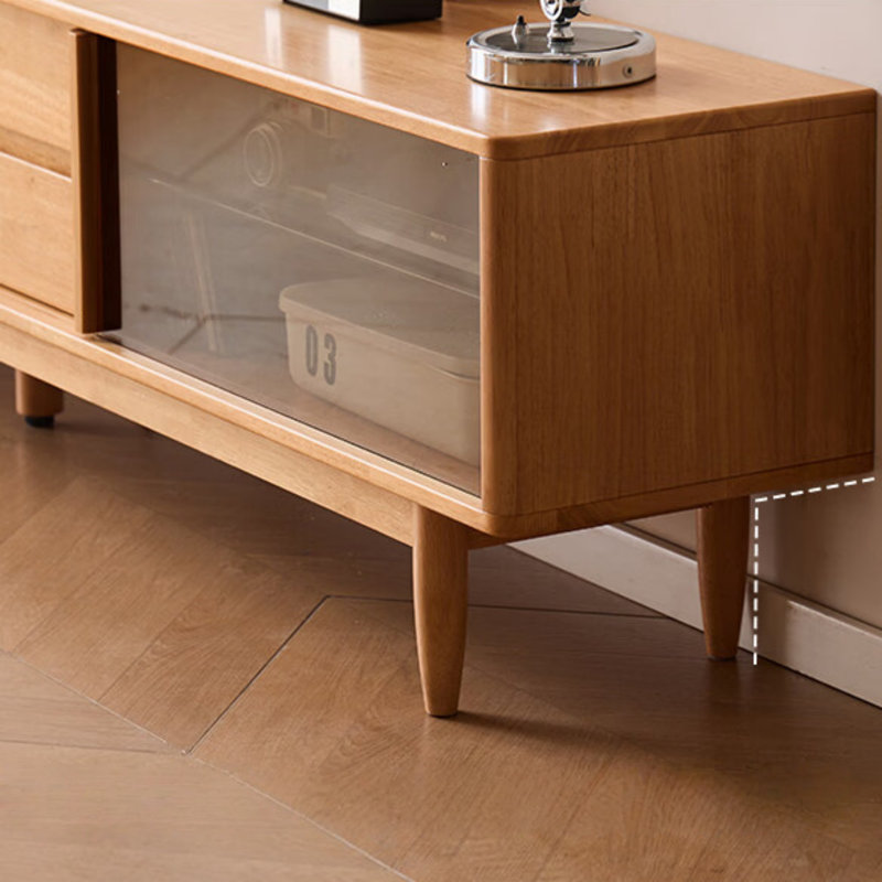 Meuble télé moderne et simple, H 19,29 po x L 86,61 po x l 13,78 po