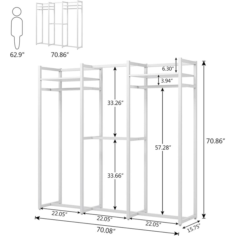 https://assets.wfcdn.com/im/75755694/resize-h755-w755%5Ecompr-r85/1611/161142859/Ellika+70.86+Inch+Closet+Organizer+System+with+Shelves%2C+Heavy+Duty+Garment+Rack+with+Haning+Rods.jpg