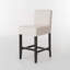 Fabric Barstool with Solid Wood Frame-157070171