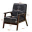 Parthenia Faux Leather Lounge Chair