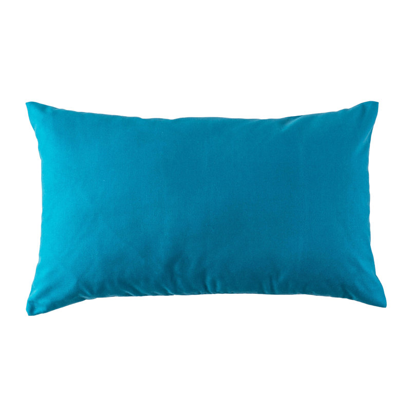  Outdoor Rectangular Pillow Cover & Insert, Teal Blue