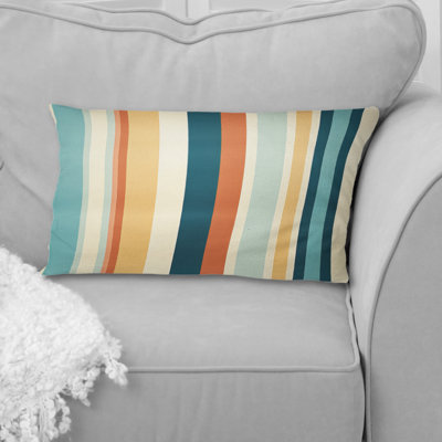 Housse de coussin rectangulaire en polyester 