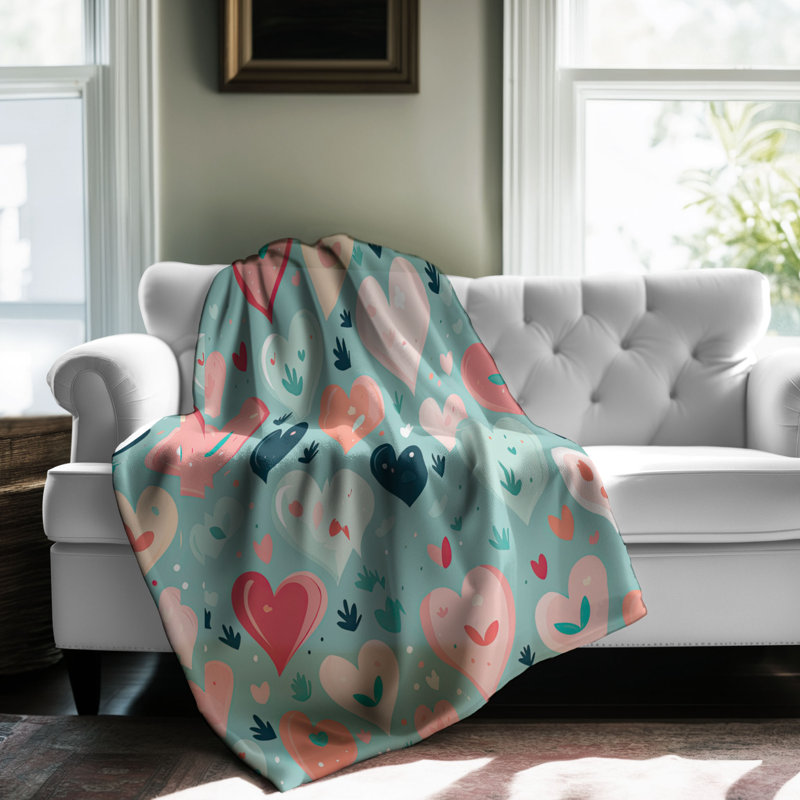 Jeté Darling Pastel Embrace - 1 pièce Sherpa Bl Premium, L 60 po x L 80 po