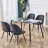L-Shaped Glass Top Metal Base Credenza Desk
