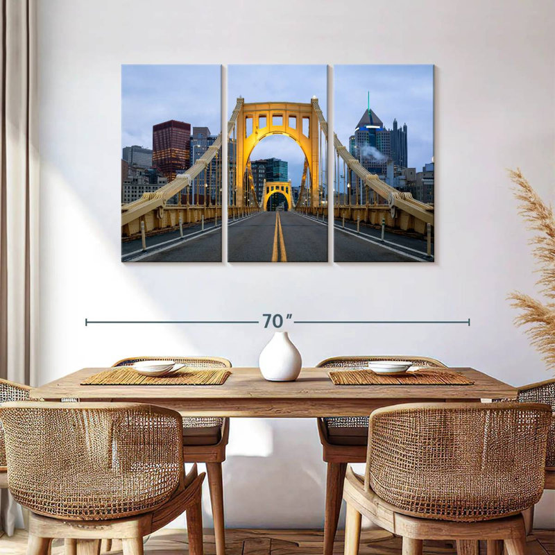 Mehar Roberto Clemente Bridge, 36" H x 57" W