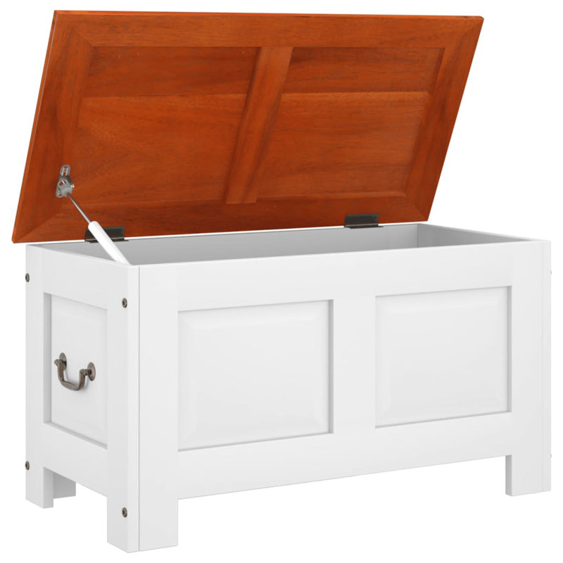 Camp Trunk / Footlocker, Brown/White