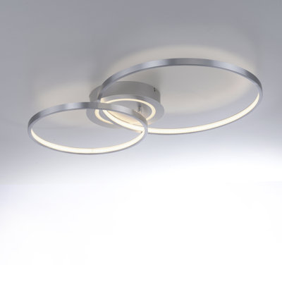 Campeon 2-Light 55cm LED Flush Mount