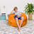 Bean Bag Chair for Kids, Teens, and Adults - Filled with Soft Beads, Includes Removable and Machine Washable Cover - Multiple Colors, Sizes and Fabrics including Soft Nylon & Canvas with Patterns-1783236405-1785356745