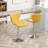 Laronzo Swivel Upholstered Adjustable Height Counter Stool with Metal Frame-1624699356