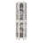 Corner Curio Cabinet With 4 Adjustable Tempered Glass Shelves And Lighting System-910200707