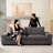 Pinederosa 88.58'' Chenille Square Arm Sofa-770371775