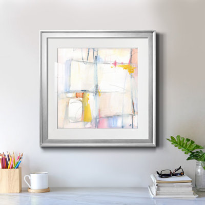 «Pastel Meld I», reproduction encadrée de qualité supérieure - prête à être accrochée