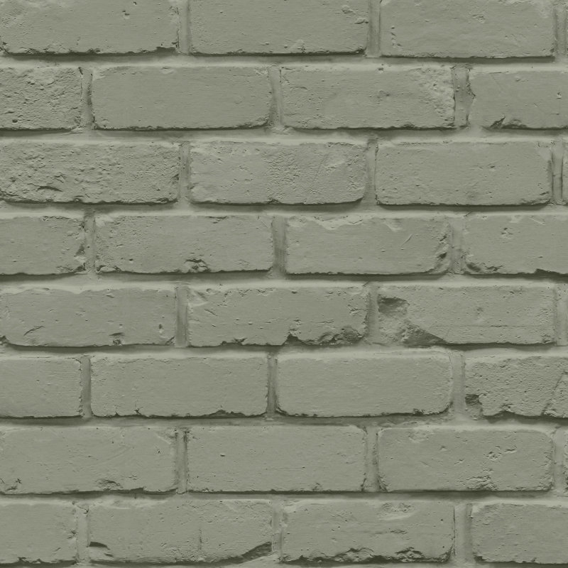 Pungoteague 1.7m x 2.5cm Wallpaper Roll, Green