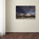« winter evening the montagne », reproduction de photo sur toile tendue