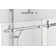 Vinesse 57" W x 76" H Frameless Shower Door