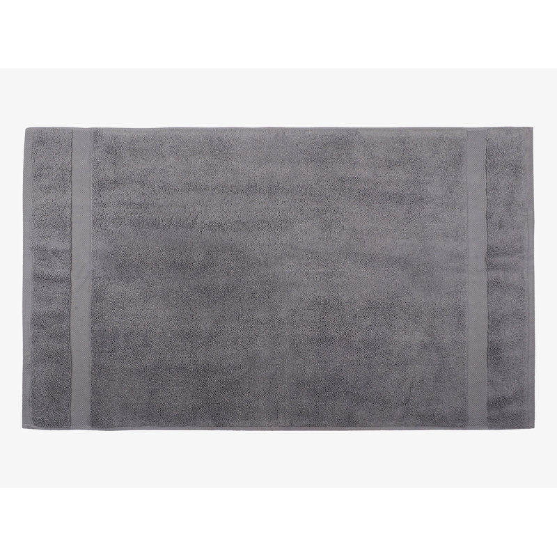 Tapis pour salle de bain Chyrisse, Gris peu de requin