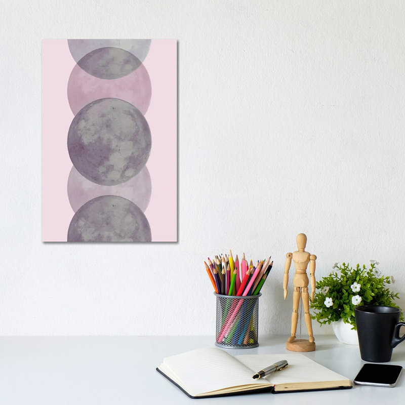 «Ethereal Moon» par Emanuela Carratoni, impression sur toile tendue, H 12 po x l 8 po x P 0,75 po