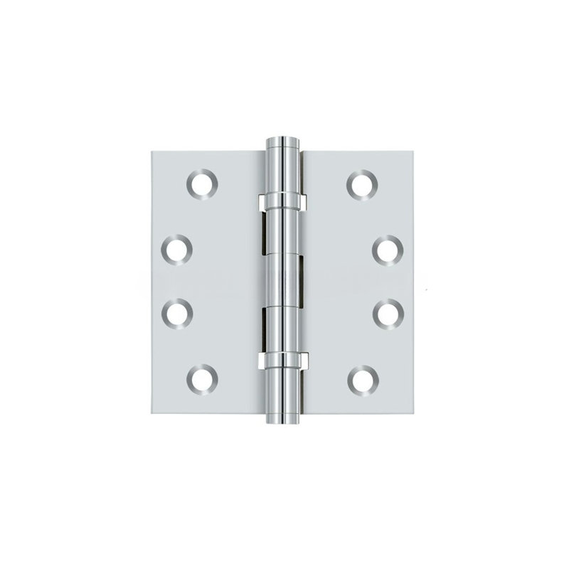102'' x 102'' Butt Bearing Hinge, Polished Chrome