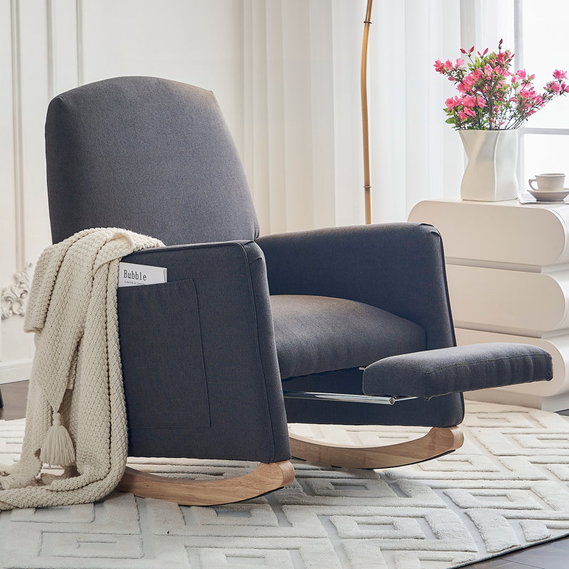 Chaises d'appoint, Tissu gris foncé