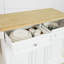 Puma Solid Wood Top Kitchen Cart