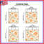 Orange Floral Pattern Comforter-128700755