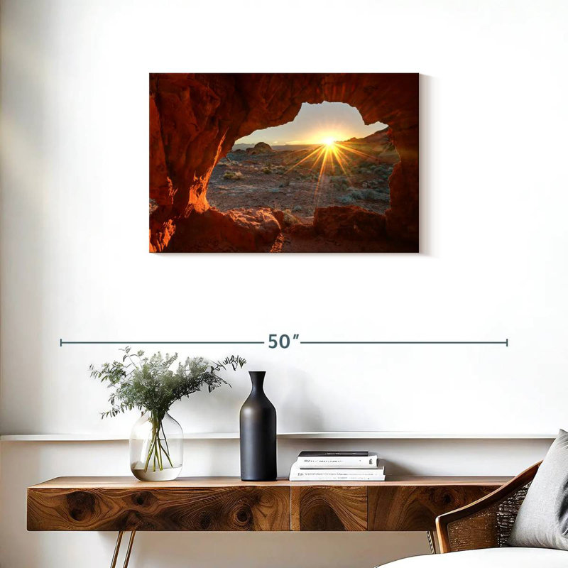 Alvord Red Rock Canyon Sunrise, H 20 po x l 30 po