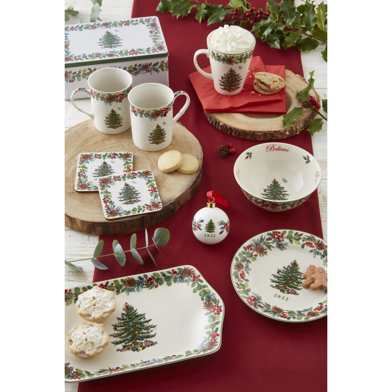 Arbre de Noël Spode, collectionneur annuel 8 pi 2022