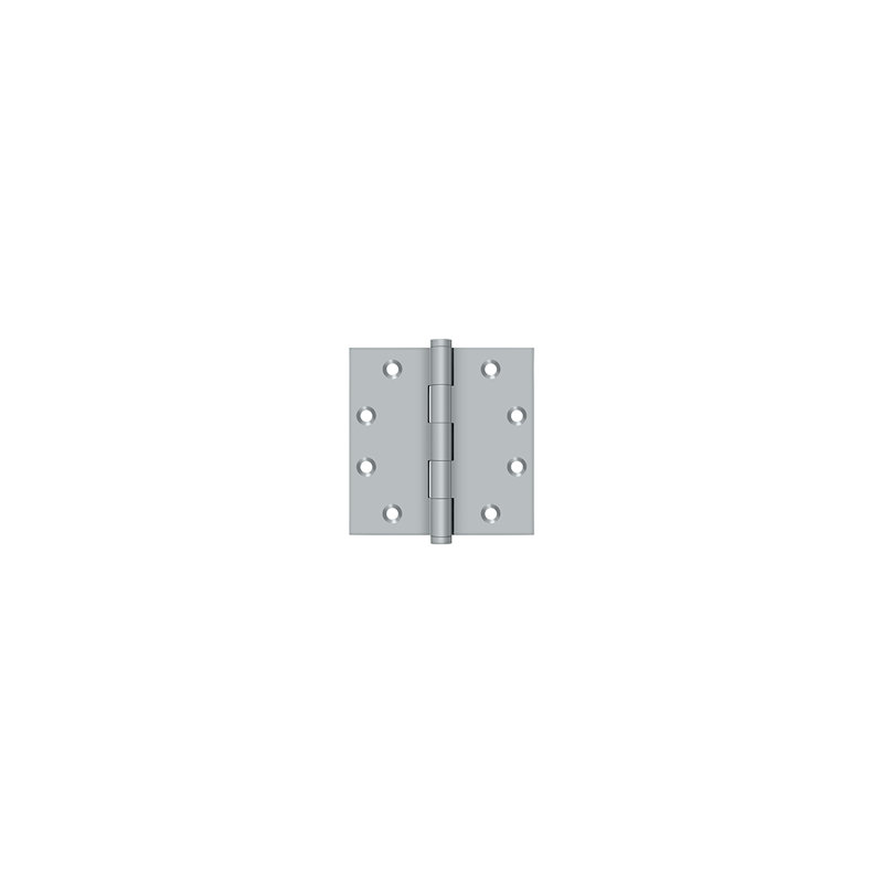 102'' x 102'' Butt Bearing Hinge, Brushed Chrome