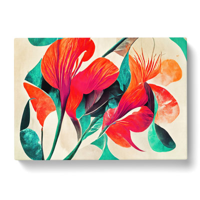 Flower Abstract Vol.3 - Wrapped Canvas