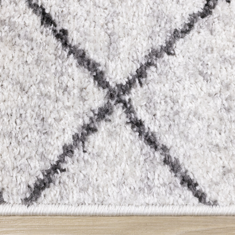 Tapis d'intérieur gris Frampton, Rectangle 5 pi 3 po x 7 pi 7 po