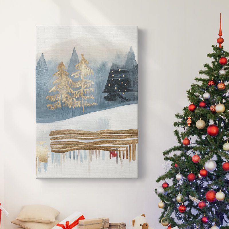 Christmas Holiday Art - Gallery Wrapped Canvas CCLXXXIII, 48" H x 32" W