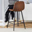Ensemble de chaises de bar Techno-Fabric - deux pièces, confort stable. Conception réfléchie du dossier arrondi, convenant à une utilisation dans les bars, les salons, les bars et autres espaces. Plusieurs couleurs disponibles.