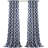 Trellis Polyester Room Darkening Curtain Pair-413711538-456717844