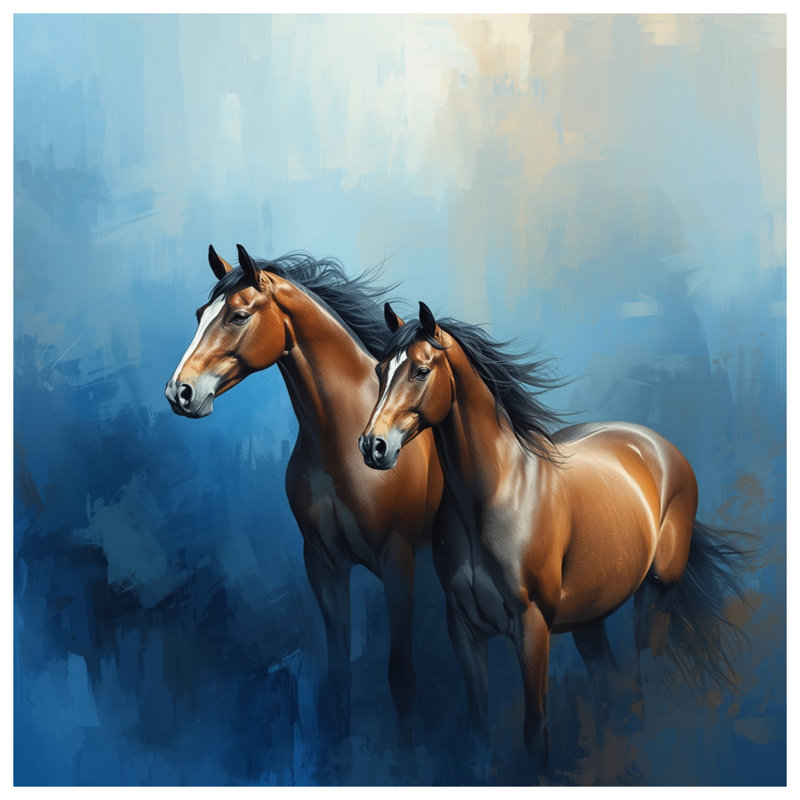 Tapis de bain Bay Horses, L 24 po x L 17 po