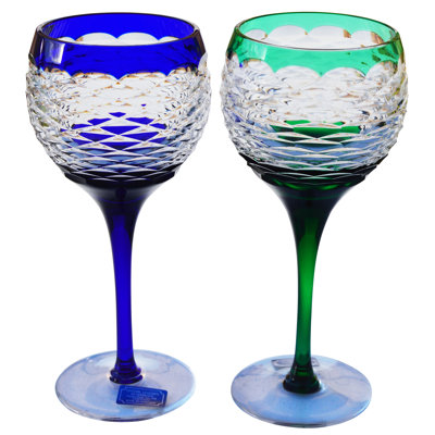 14 oz. Crystal Wine Glass Set