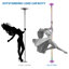 Ensemble de poteau de danse professionnel 9,25 pi Yescom Professional-106779783