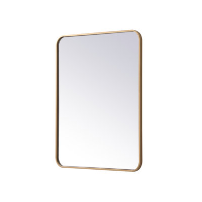 Sabine Metal Rounded Rectangle Wall Mirror