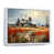 White Floater Framed