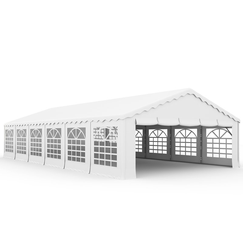 Heavy Duty Steel Canopy Party Tent for Weddings & Events with Sidewalls, 20x40 / 20x50 / 20x60 Ft, 20' W × 40' D