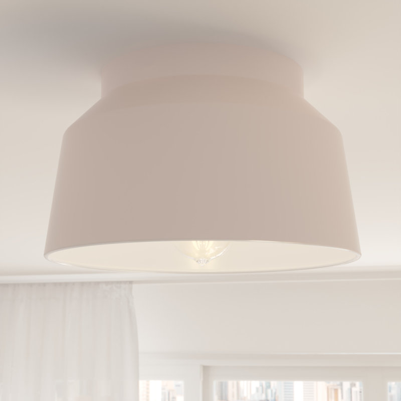 Cranbrook 1 -Light 11.5" Flush Mount, Blush Pink