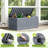 Waterproof Resin Deck Box, 78 Gallon, Outdoor Storage Bench Lockable For Patio Furniture, Garden Tools And Pool Supplies (Grey)-125333945