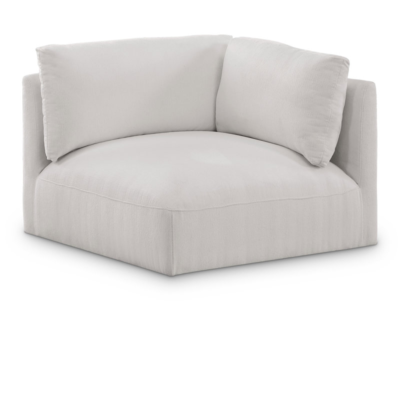 Chaise d'appoint Izayuh, Tissu crème