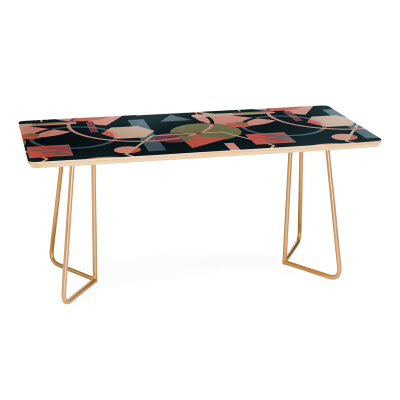 Table basse à géométrie droite sauvage mareike boehmer