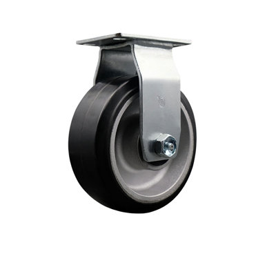 Rubber on Aluminum Caster