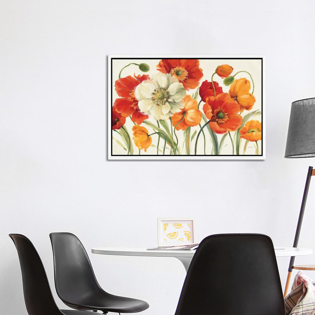 Leinwandbild Poppies Melody I von Lisa Audit