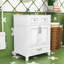 Meuble-lavabo de salle de bain avec lavabo en céramique, tiroir de rangement et portes à fermeture en douceur-1492470198