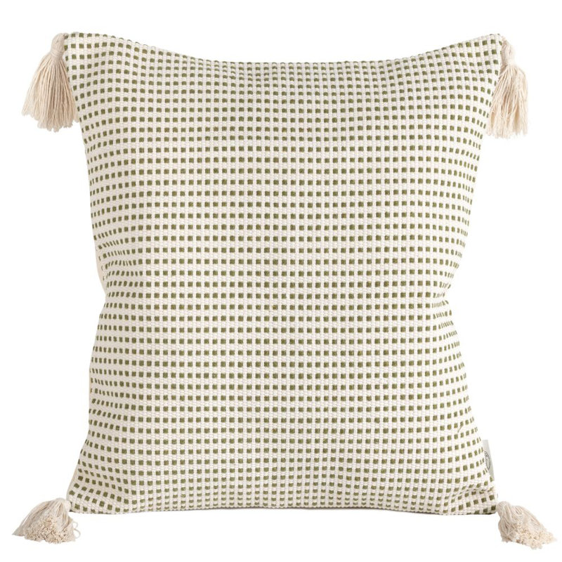 Futral Indoor / Outdoor Square Euro Cushion Cover, 60 x 60cm, Olive