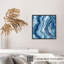 «Abstract Blue Geode Dreams I», reproduction d'art moderne sans cadre-1435962635